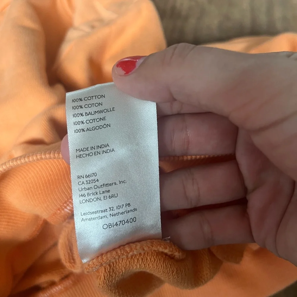 Maeve by Anthropologie Crewneck S Cropped Open Back Long Sleeve Sweatshirt - Picture 4 of 5